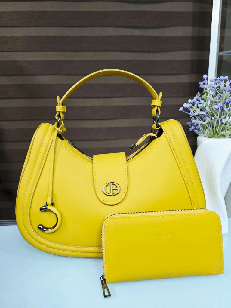 Chrisbella Brand Premium Leather Hand Bag