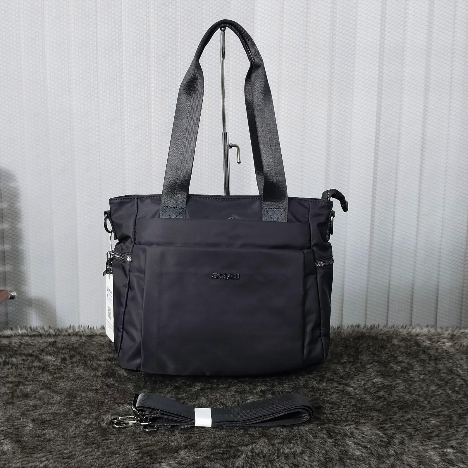 Bolaili Elegant Soft Fabrics Tote Bag - 12.5" x 11"