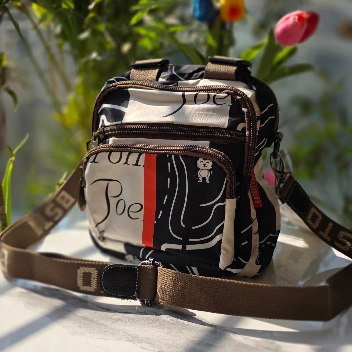 Digital Printed Crossbody Bagpack- 9.5" x 11"