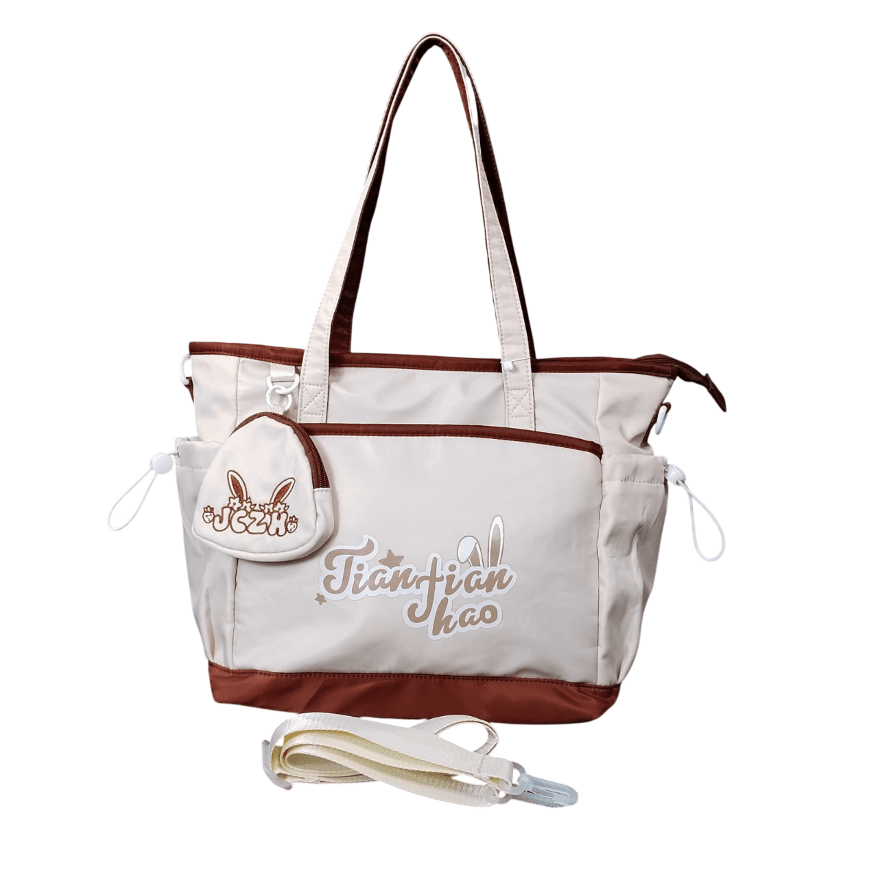 ZIN CAI ZI Fabrics Tote Bag - 15 " x 13"