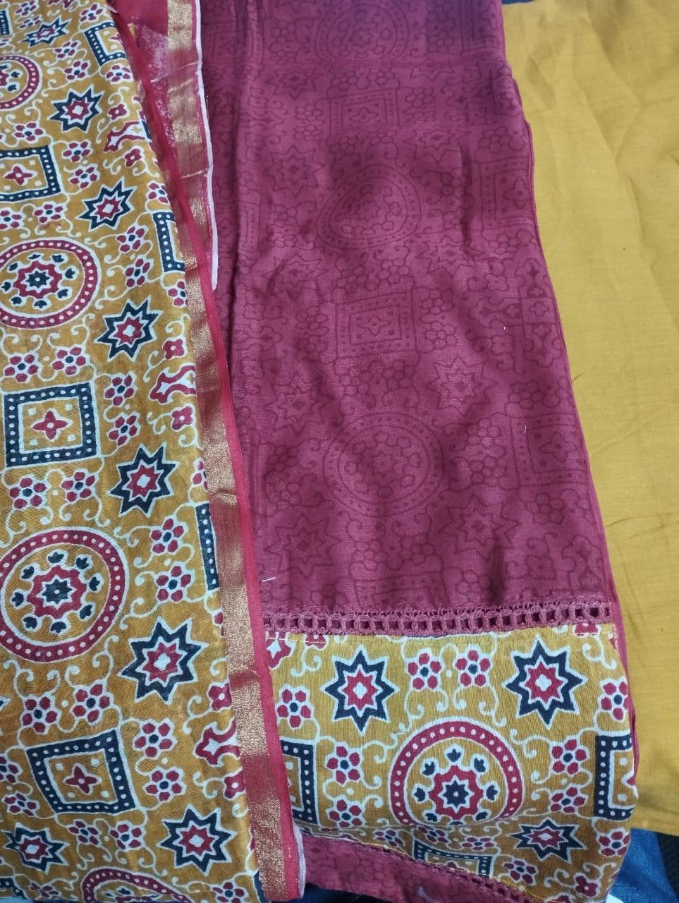 Moheswari Cotton Silk Three Pirce (SF: 0082)