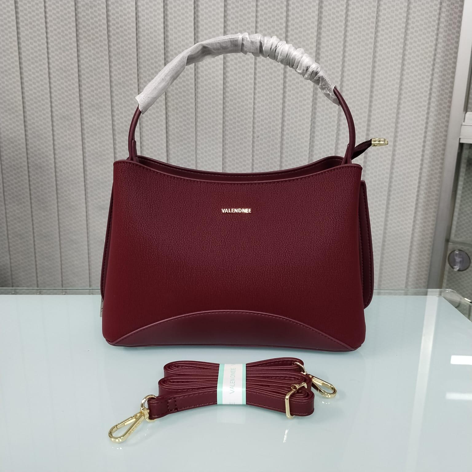 Valendnee Luxurious Hand Bag with Long Belt (99442)