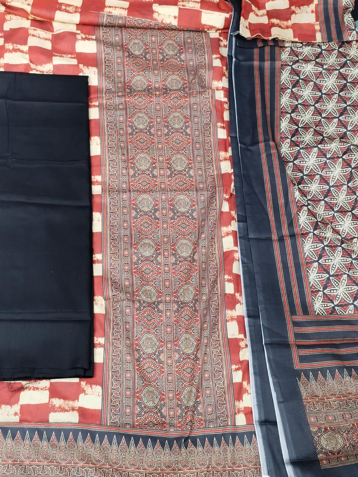 Ajrakh  Three piece