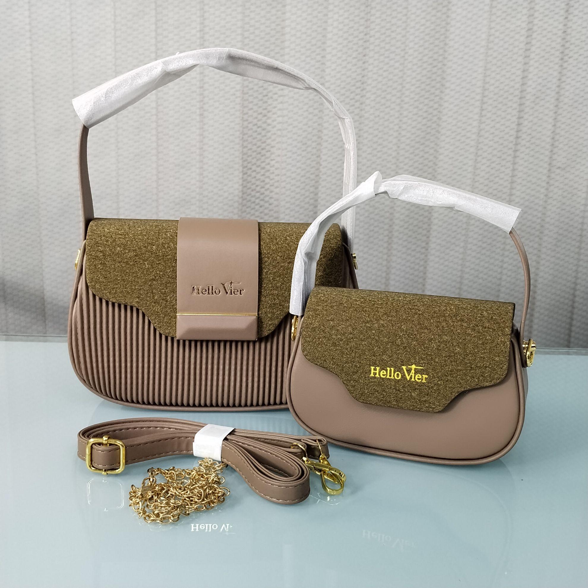 Hello Vier Brand Luxurious Hand Bag with Mini Bag