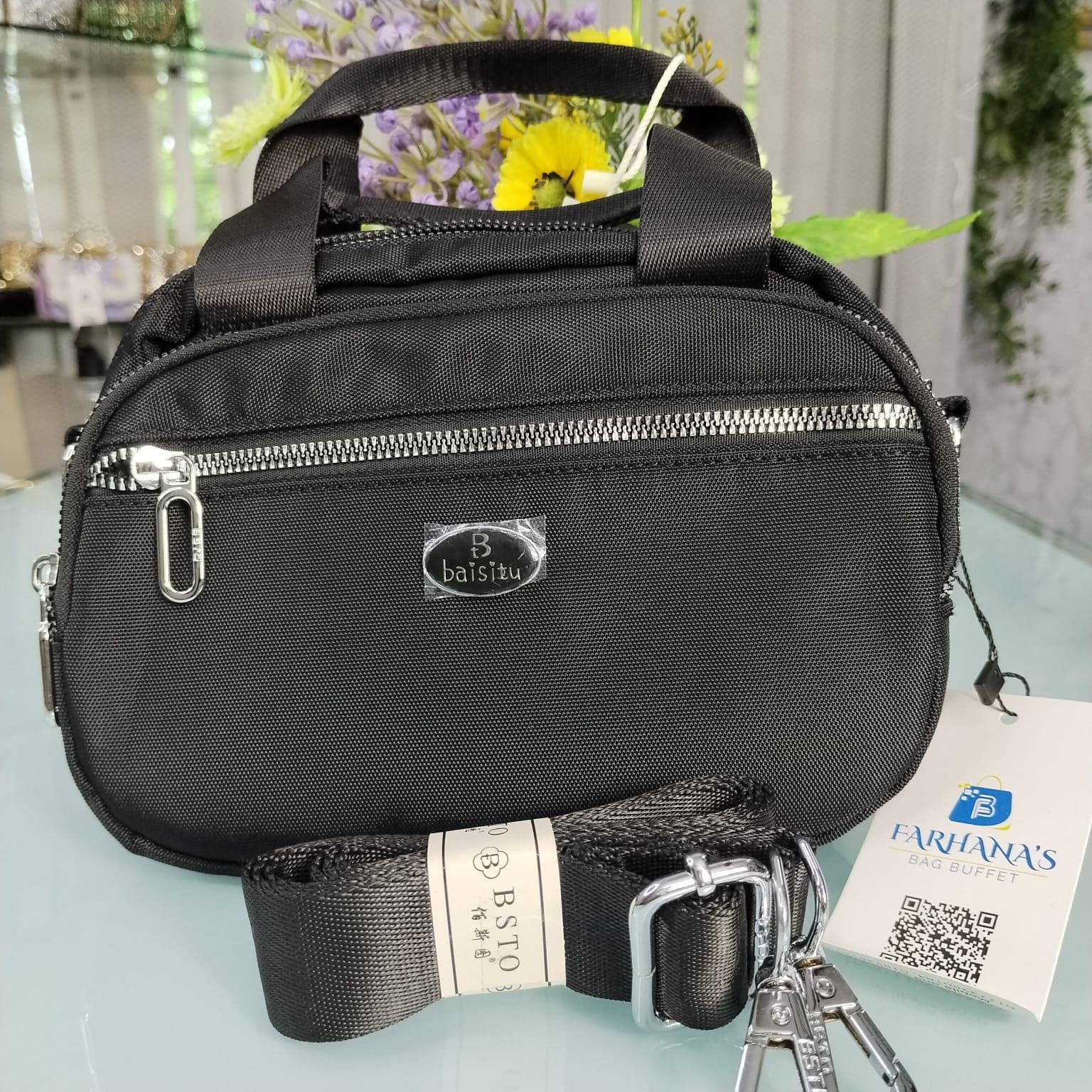Baisitu Brand Fabric Crossbody Belt Bag (399)