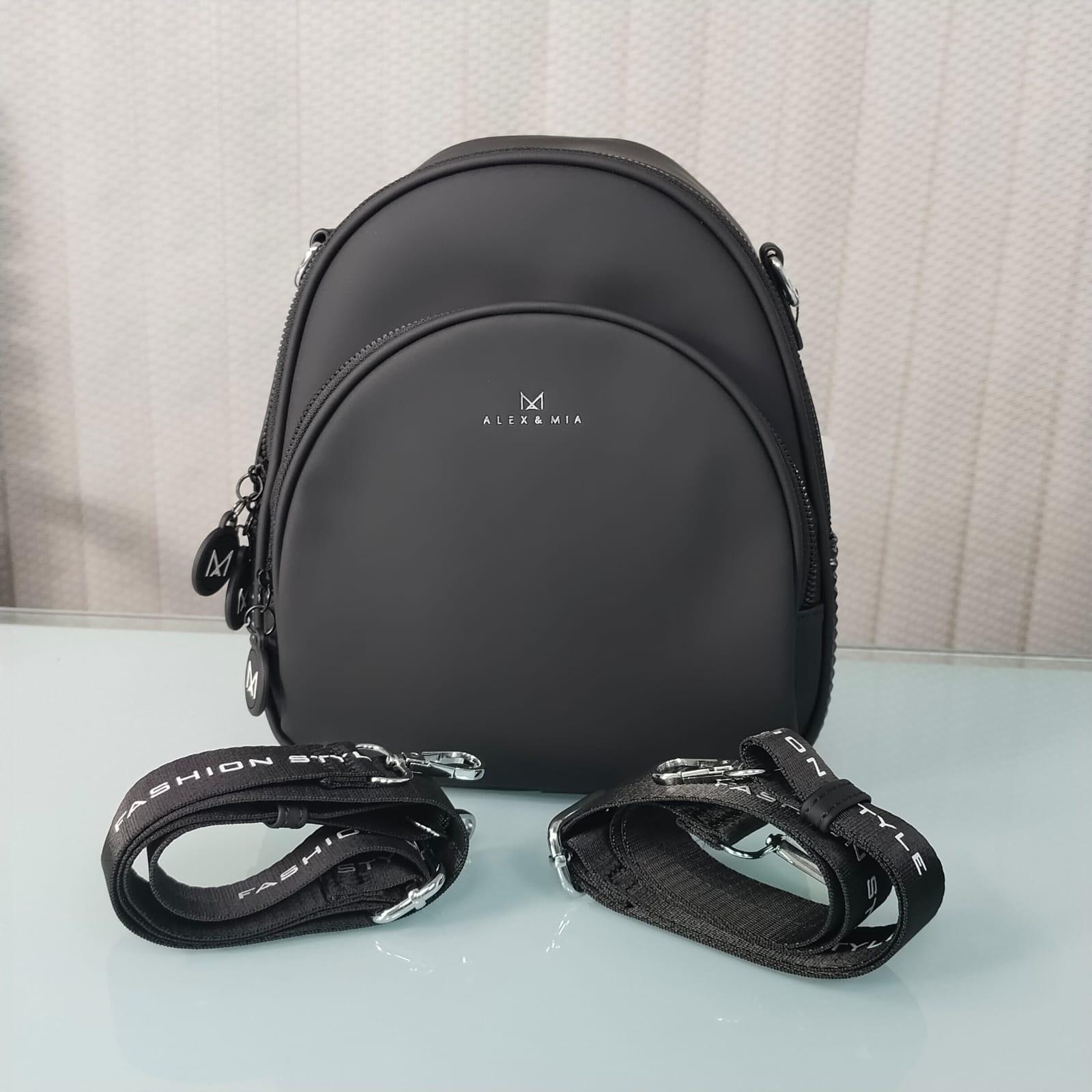 Alex & Mia Brand Leather Backpack (CD-8876)