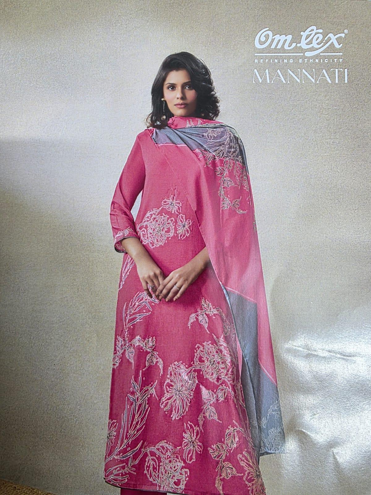 Omtex Brand Mannati Cotton Three Piece (14041-B)