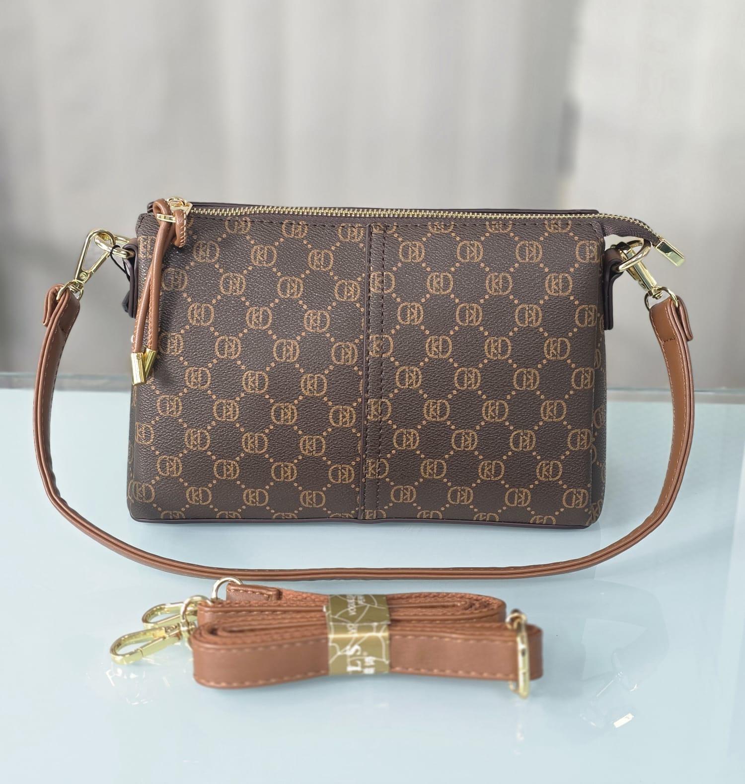 Premium Leather Luxurious Shoulder Bag with Long Belt (3797)