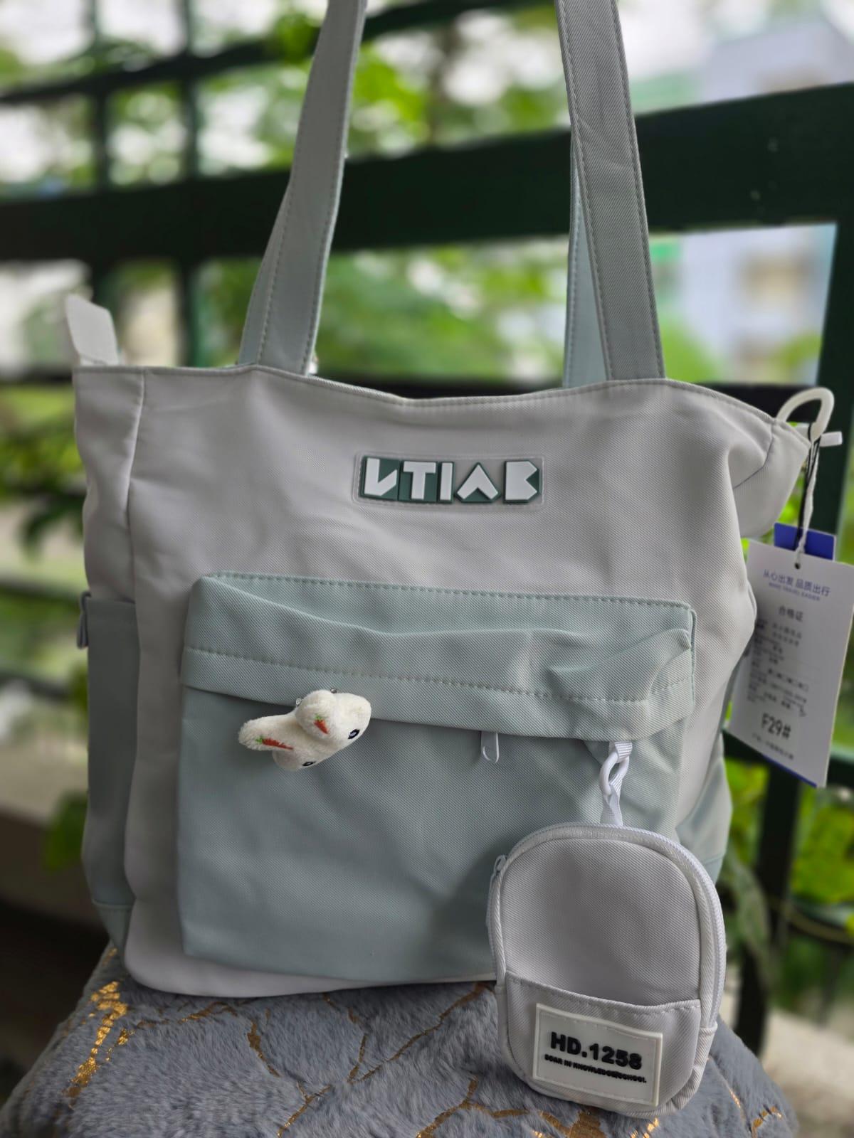 VTIAB Fashion Luxurious Fabric Tote Bag