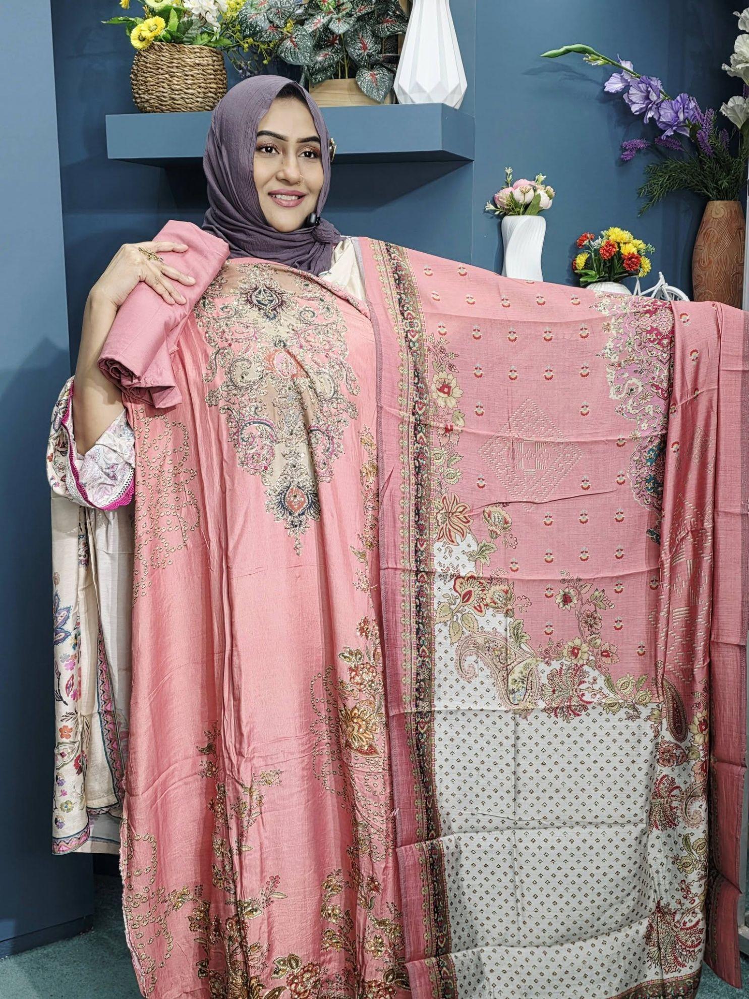 Exclusive  Momotaj Three Piece
