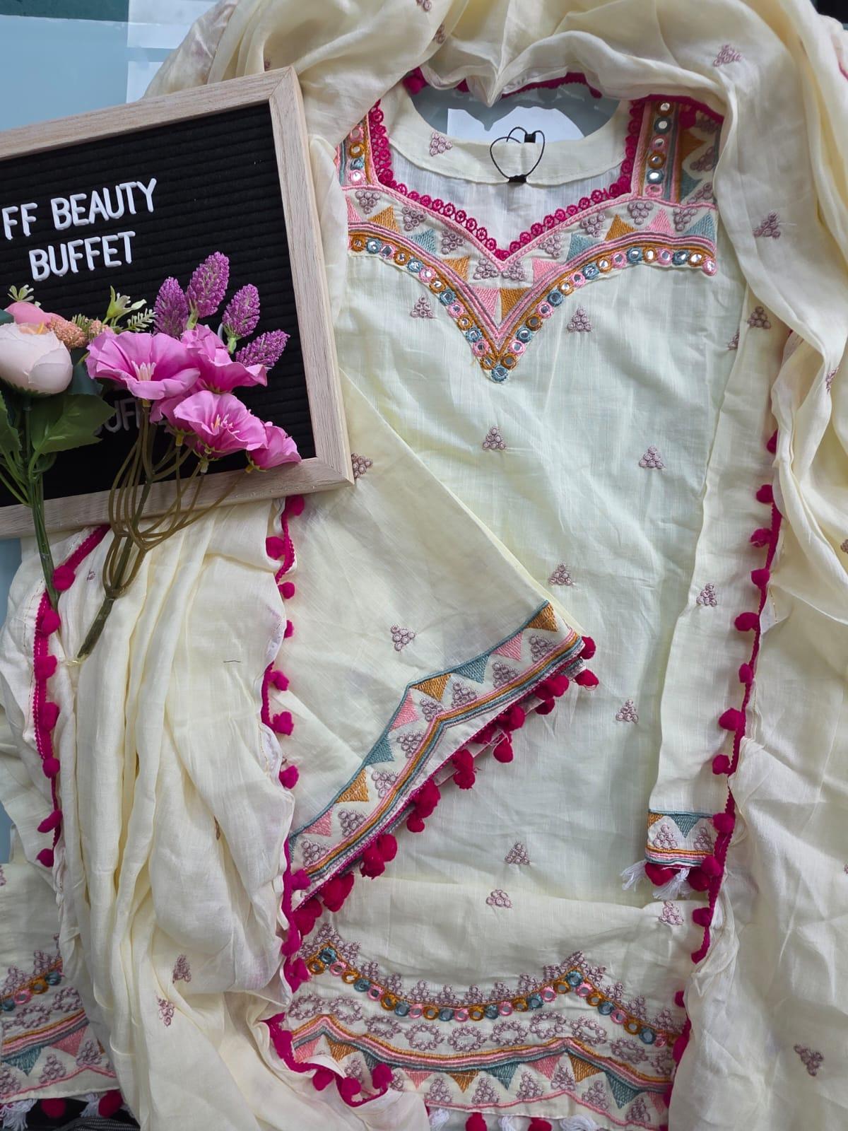 Embroidery Exclusive Ready dress