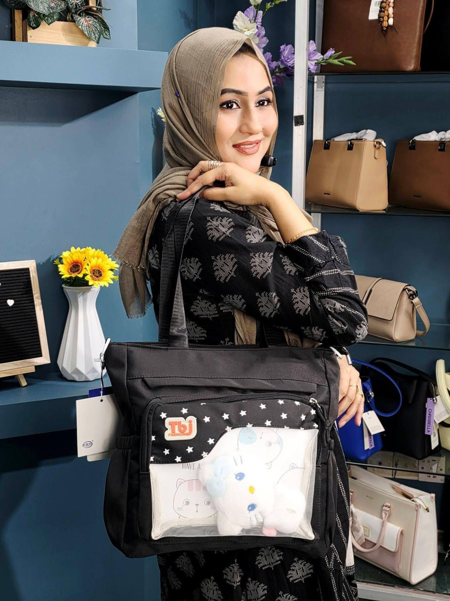 TBJ Fashion Luxurious Fabric Tote Bag