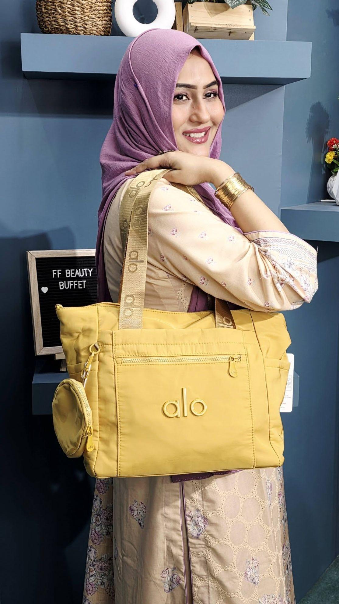 ALO Brand Luxurious Fabric Tote Bag