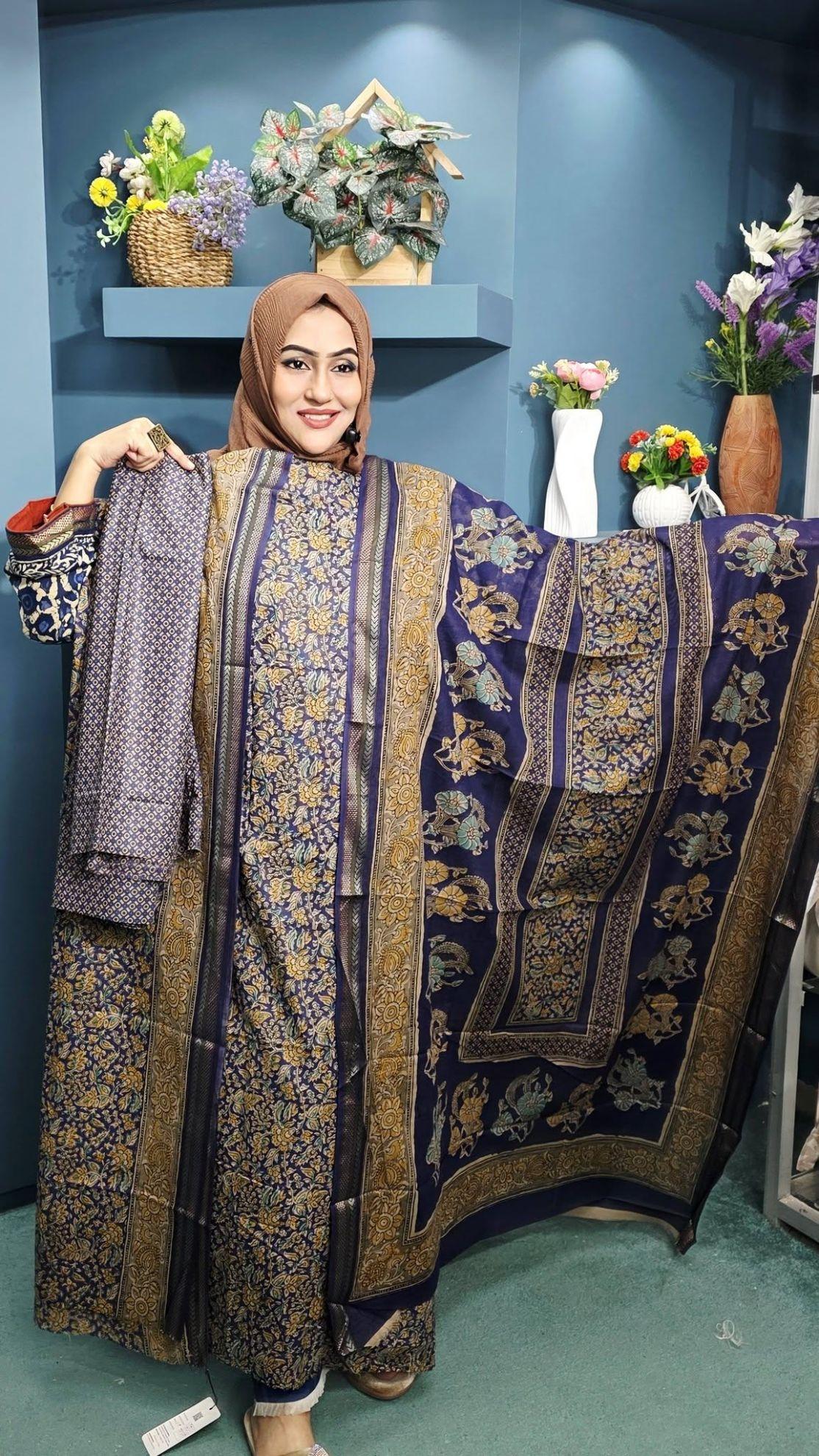 piyani cotton three piece
