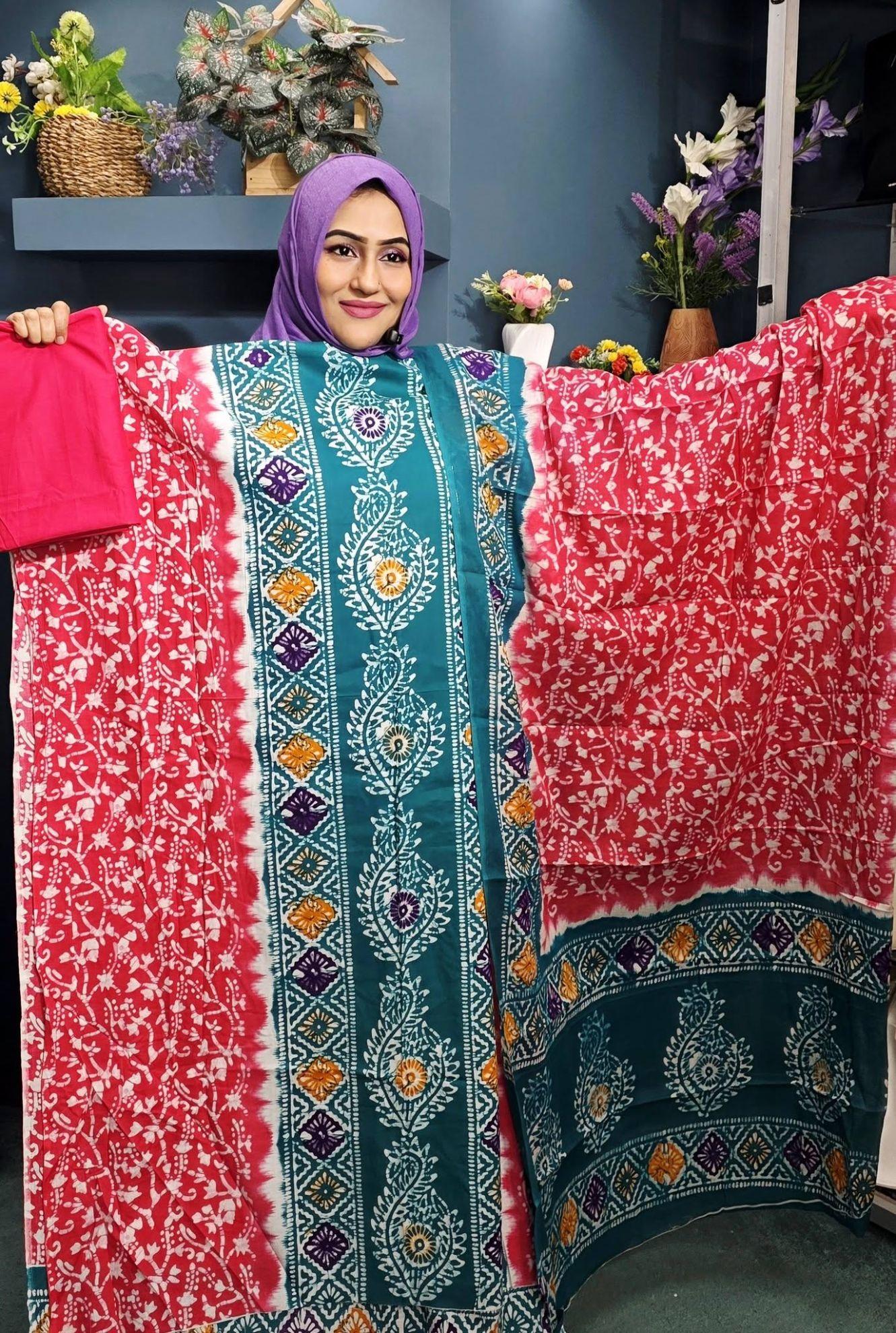 Premium Cotton Three Piece