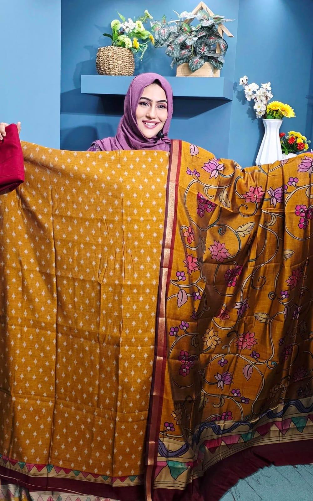 Exclusive Indian Maheshari Three Piece