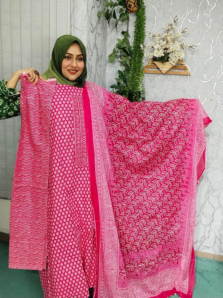 Orginal Indian Joypuri Three Pieces