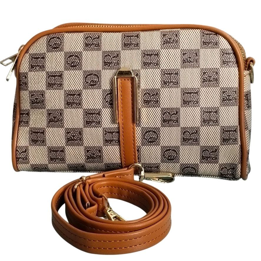 PU Leather Crossbody Print Bag – Compact & Stylish