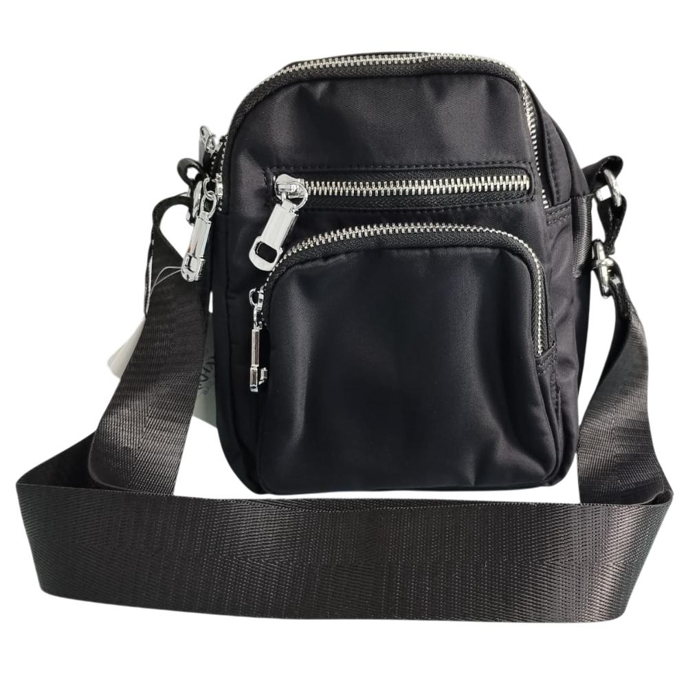 Fortune Fabric Crossbody Belt Bag – Lightweight (7.5" x 6")