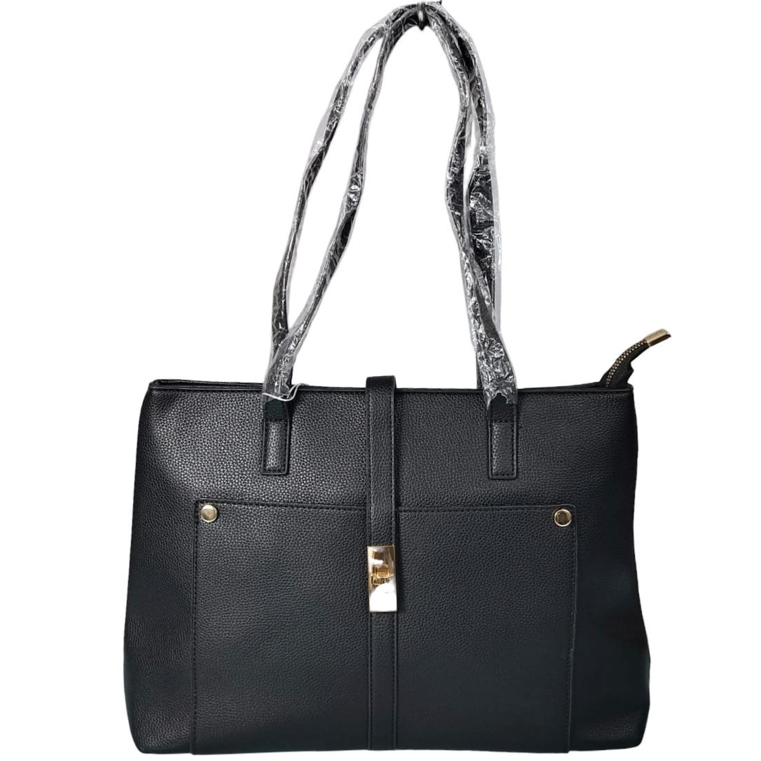 Luxurious Leather Shoulder Bag – 14.5" × 11"