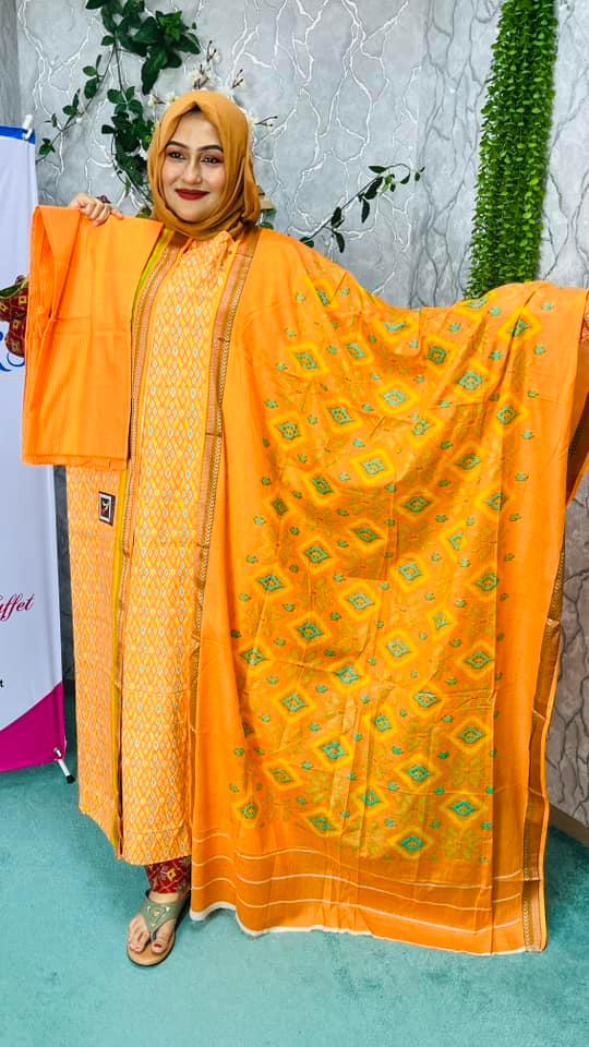 Jaypuri Piyani Piani Three Piece  (SP-1550)