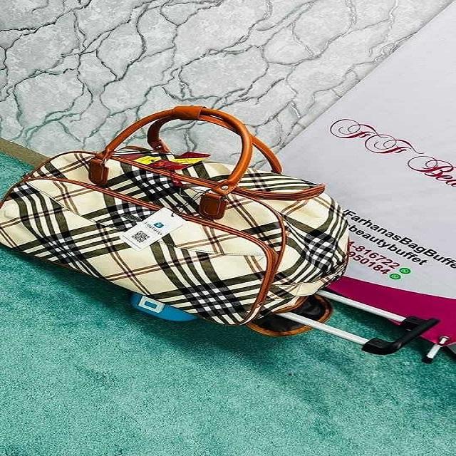 KTSM Burberry Travel bag PU Leather (SP- 3000)