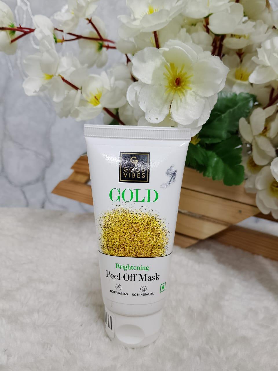 Good Vibes Gold Peel off Mask