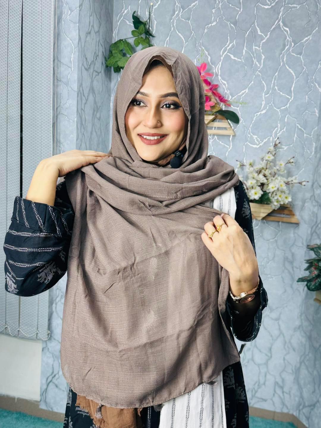 Slub Cotton Hijab (SP- 450)