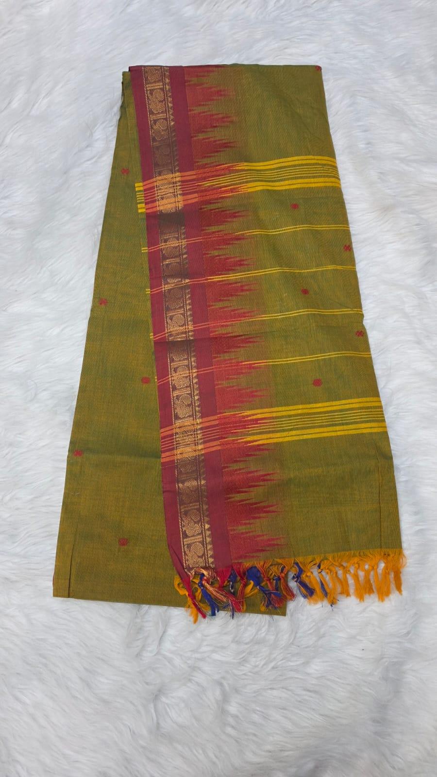 Gadwall cotton saree